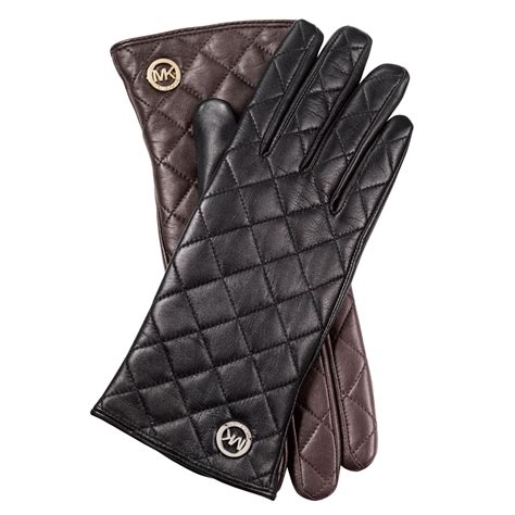 michael kors gloves leather|Michael Kors leather gloves women.